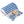 Soft + Thick Kitchen Hand Towel - Blue/White
