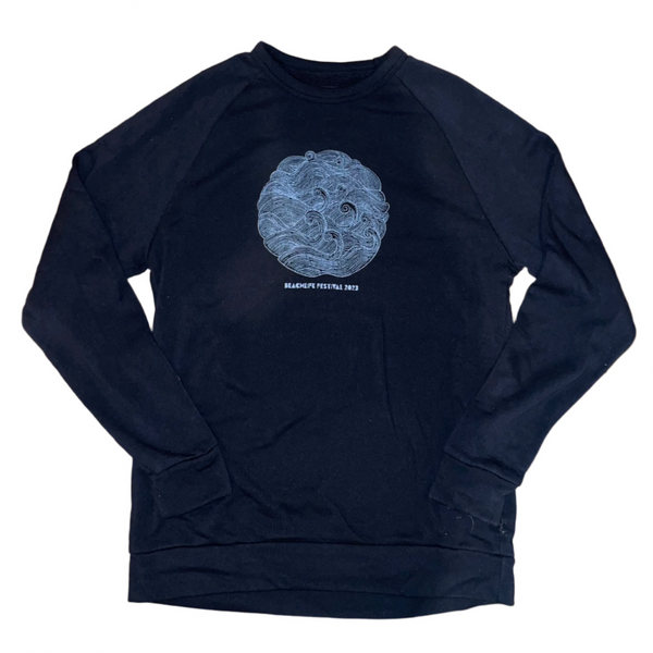 Black Wave Crewneck