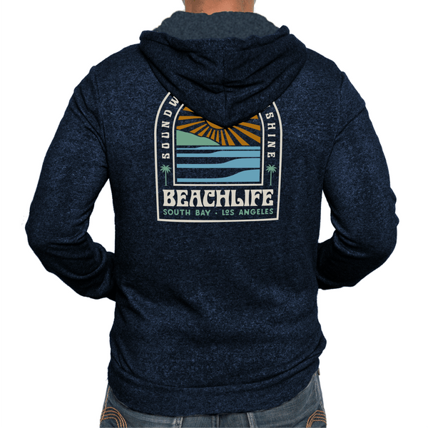 Soundwaves Unisex Zip Hoodie