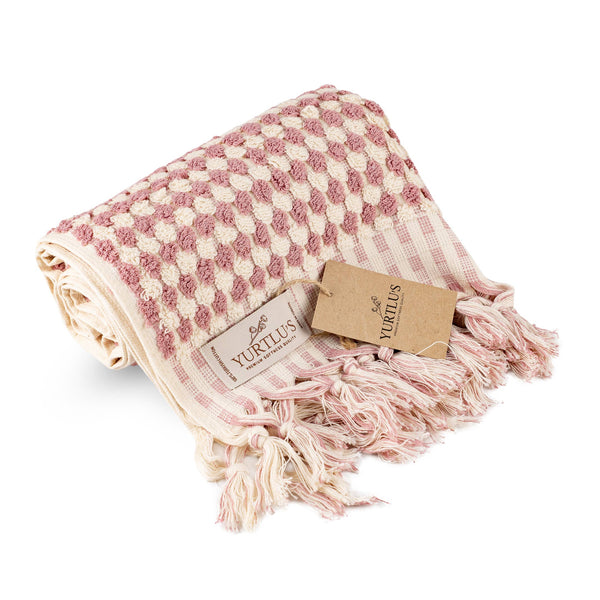 Soft + Thick Kitchen Hand Towel - Blue/White